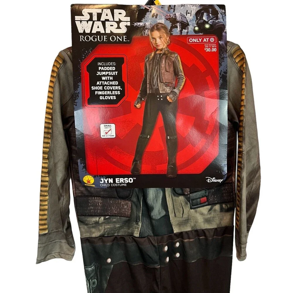 Girls Star Wars Rogue One JYN ERSO  Size S  Halloween Dress up Costume  NWT